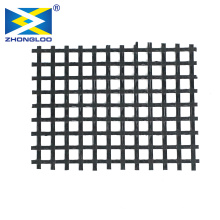Factory Price Warp Knitted Polyester PET Geogrid 150kn For reinforce the soft soil roadbed of municipal road